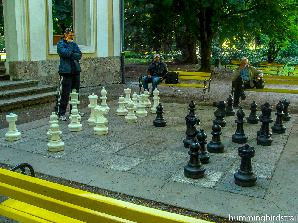 Giant chess, Hofgarten 