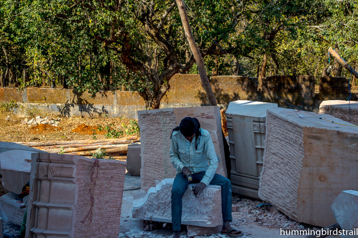 workers busy on creation