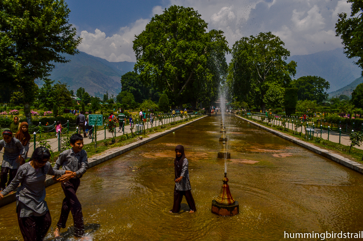 Long channel of Shalimar Bagh