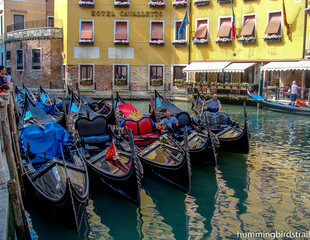 Famous Venetian Gondolas