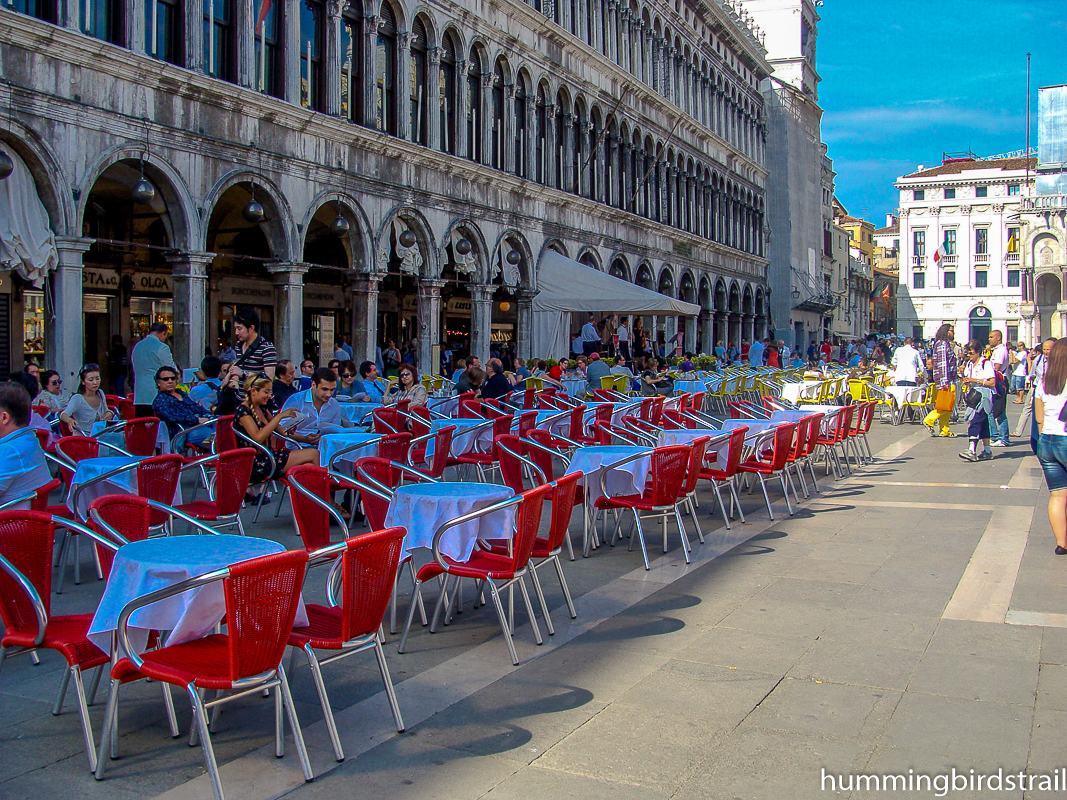 Romantic café of St. Mark’s square