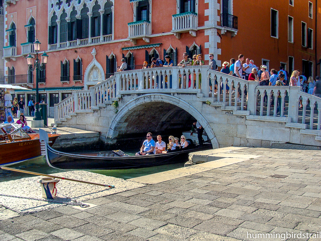 rowing out of Venice