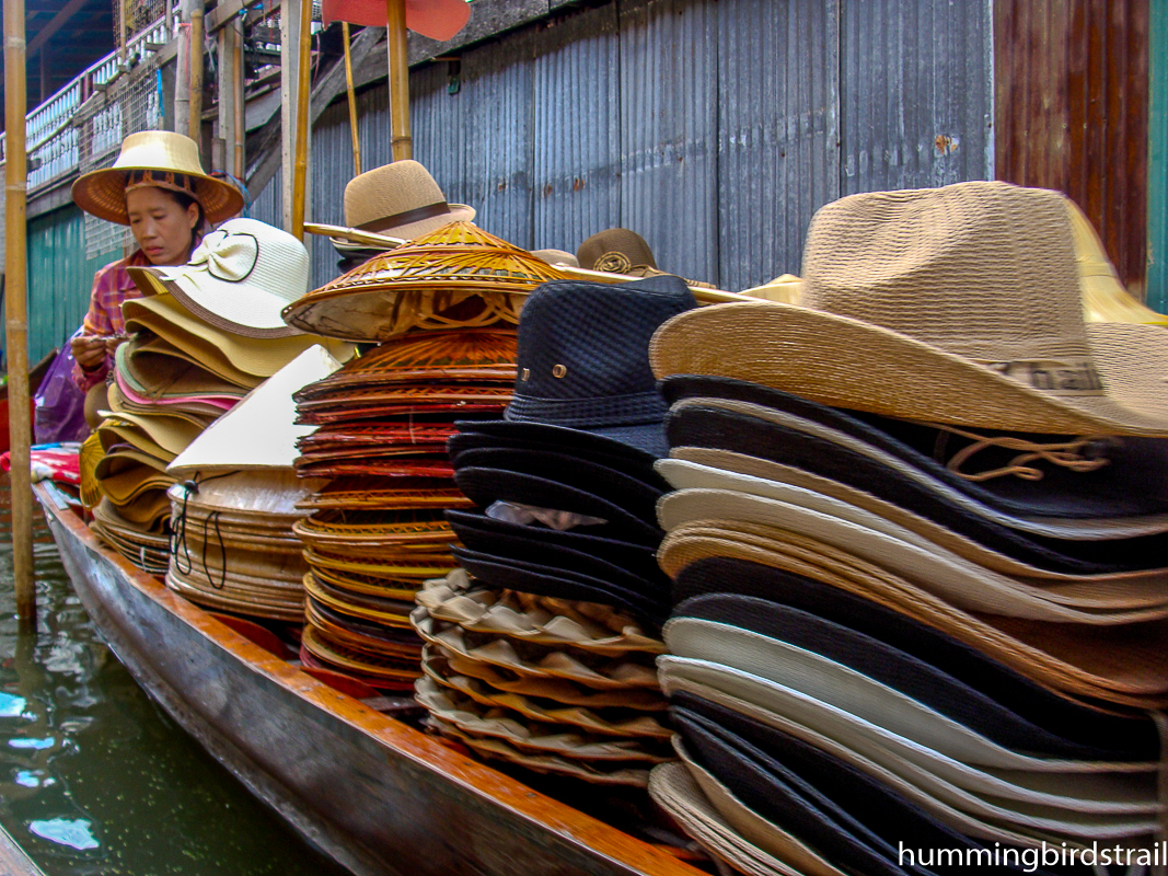 A boat full of hats