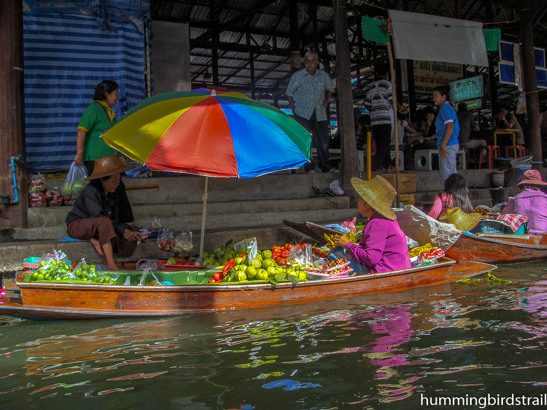 A boatful of fresh fruits