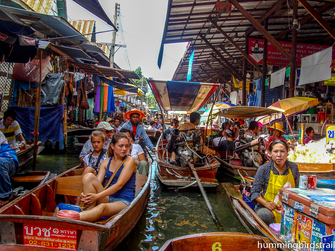 Traffic jam on water