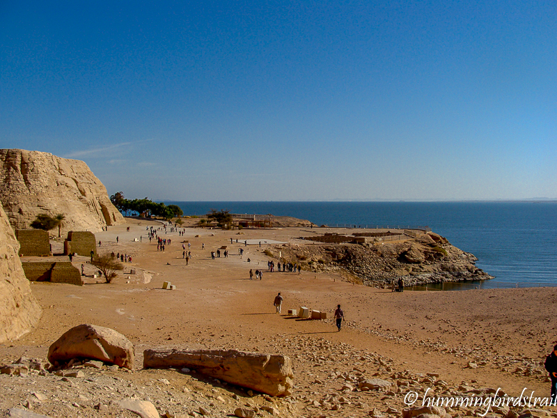 Lake Nasser and the Temple complex