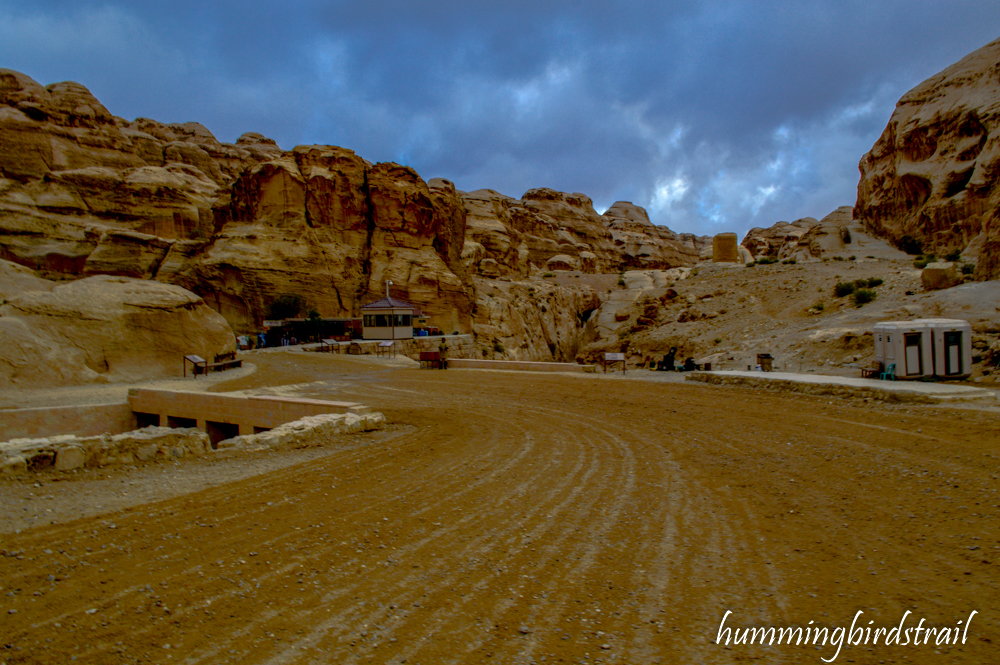 walking through the wadi