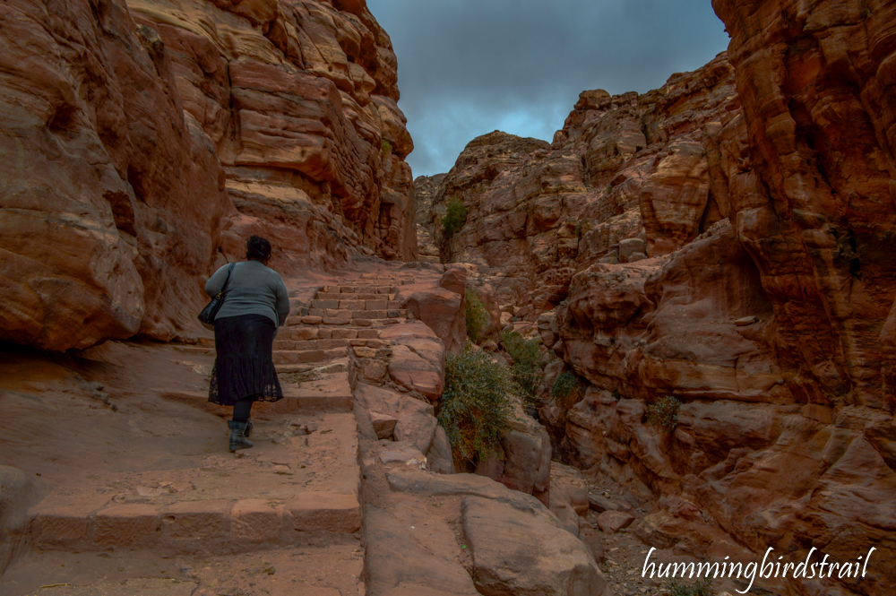 walking to the El Deir