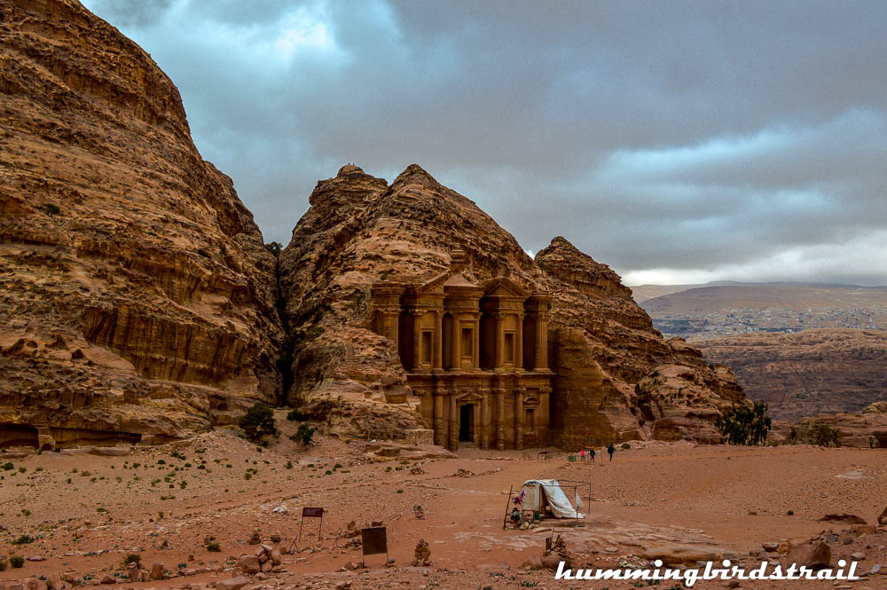 view of the Monastery from the top 