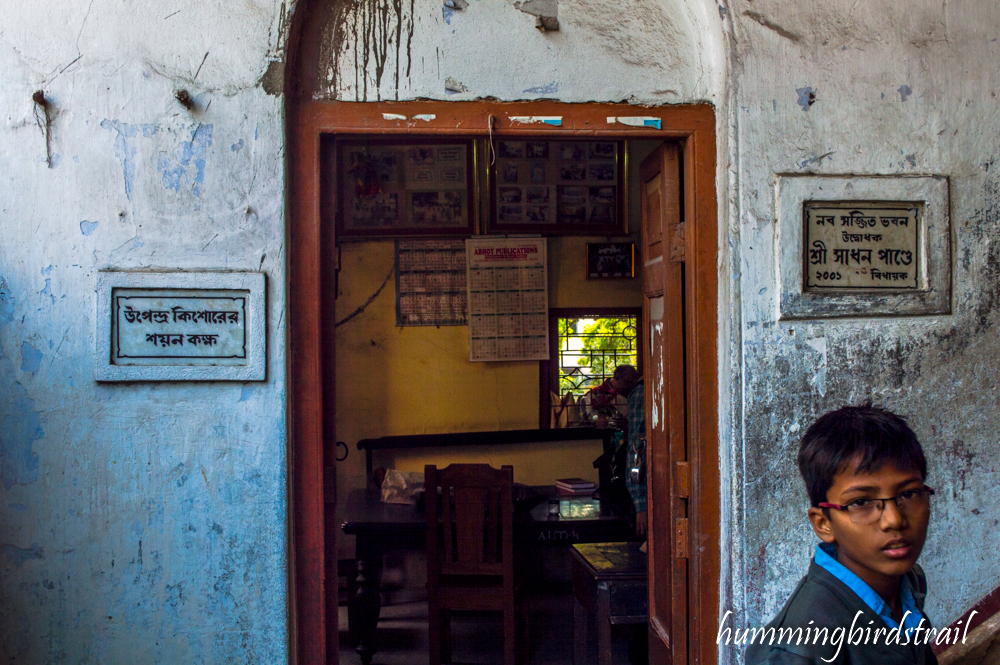 Once the bedroom of Upendrakishore Ray Choudhury