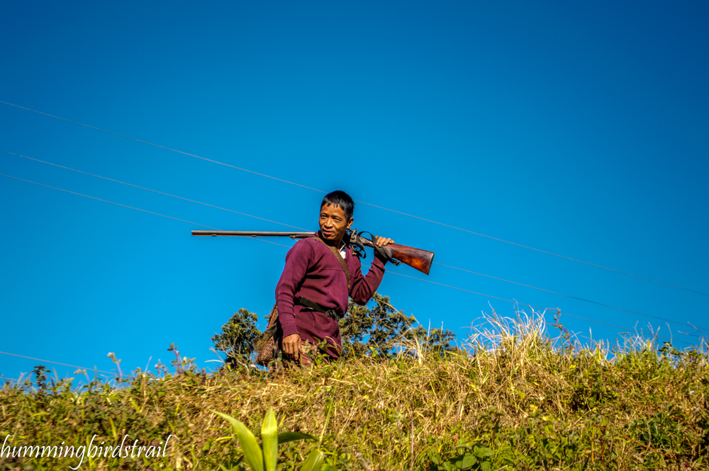 Konyak man with gun