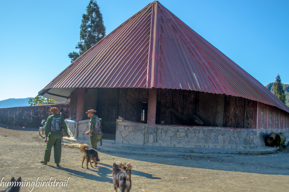 King’s palace and the Burmese army