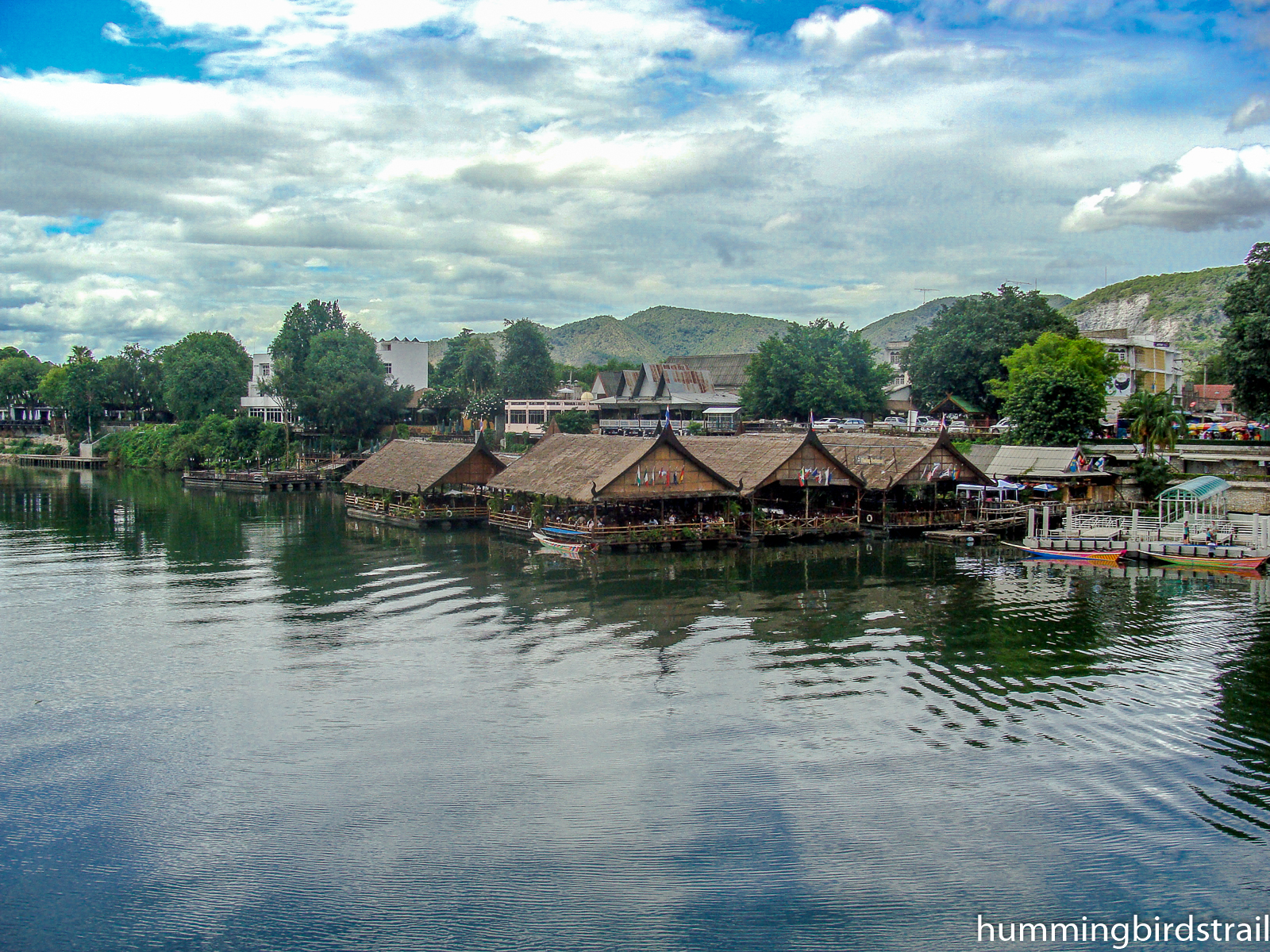 The beautiful landscape around the bridge